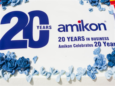 Feier zum 20-jährigen Jubiläum von Amikon Limited