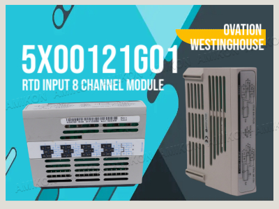 Westinghouse 5X00121G01 8-Kanal-RTD-Eingangsmodul: Hochpräzise Temperaturüberwachungslösung