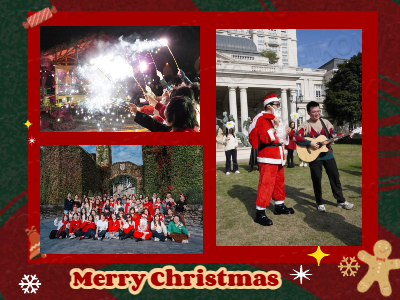 Frohe Weihnachten! Lasst uns die Freude des Festes gemeinsam genießen.