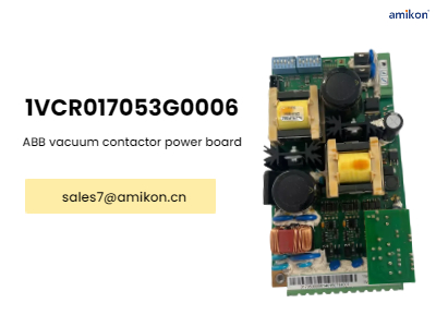1VCR017053G0006 ABB VACUUM Contactor Power Board